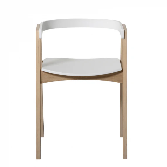 Oliver Furniture  Kinder Armlehnstuhl Wood höhenverstellbar  Weiss/Eiche - Image 4