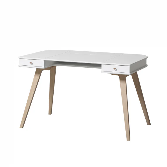 Oliver Furniture  Kinder Schreibtisch Wood 72,6 cm & Armlehnstuhl  Weiss/Eiche - Image 6