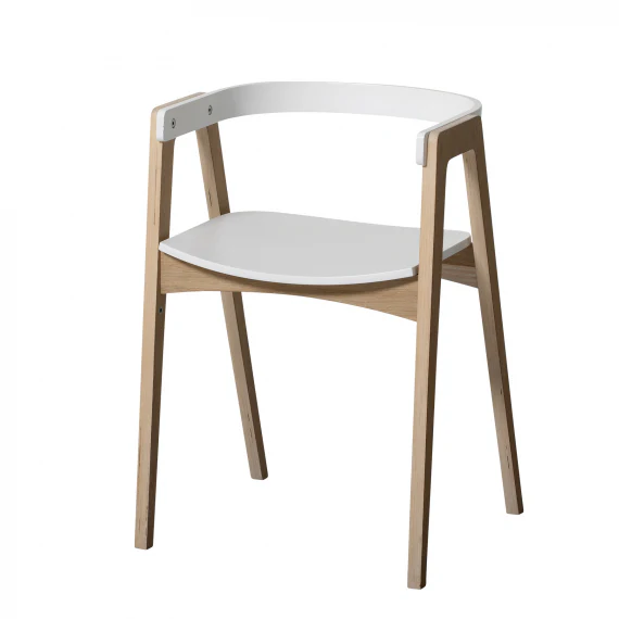 Oliver Furniture  Kinder Schreibtisch Wood 72,6 cm & Armlehnstuhl  Weiss/Eiche - Image 9