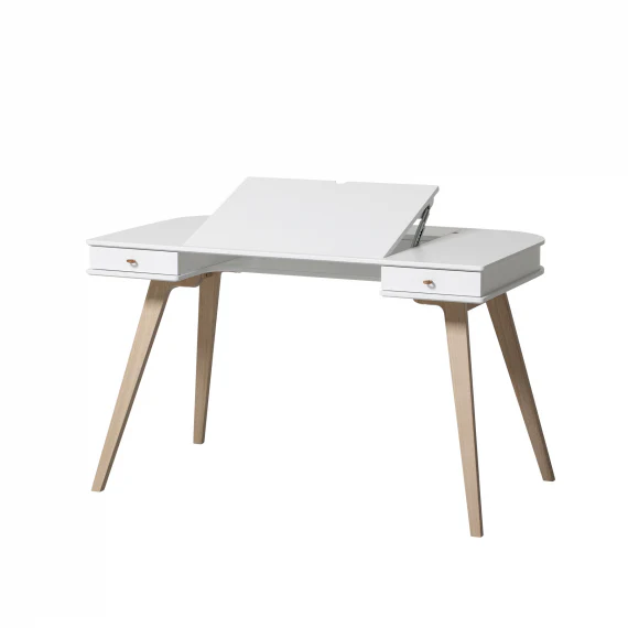 Oliver Furniture  Kinder Schreibtisch Wood 72,6 cm  Weiss/Eiche - Image 6