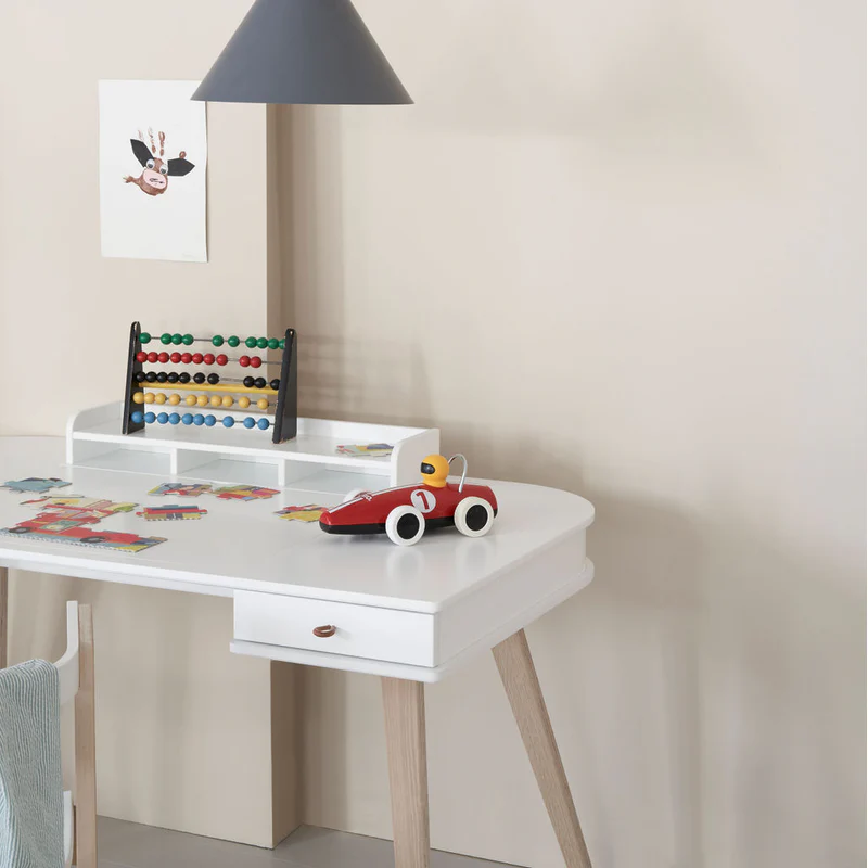 Oliver Furniture  Kinder Schreibtisch Wood 66cm  Weiss/Eiche - Image 5