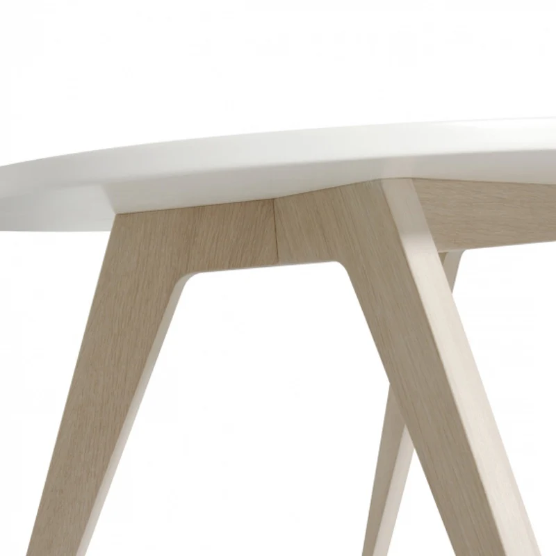 Oliver Furniture  Kindertisch Wood 'PingPong'  Weiss/Eiche - Image 4