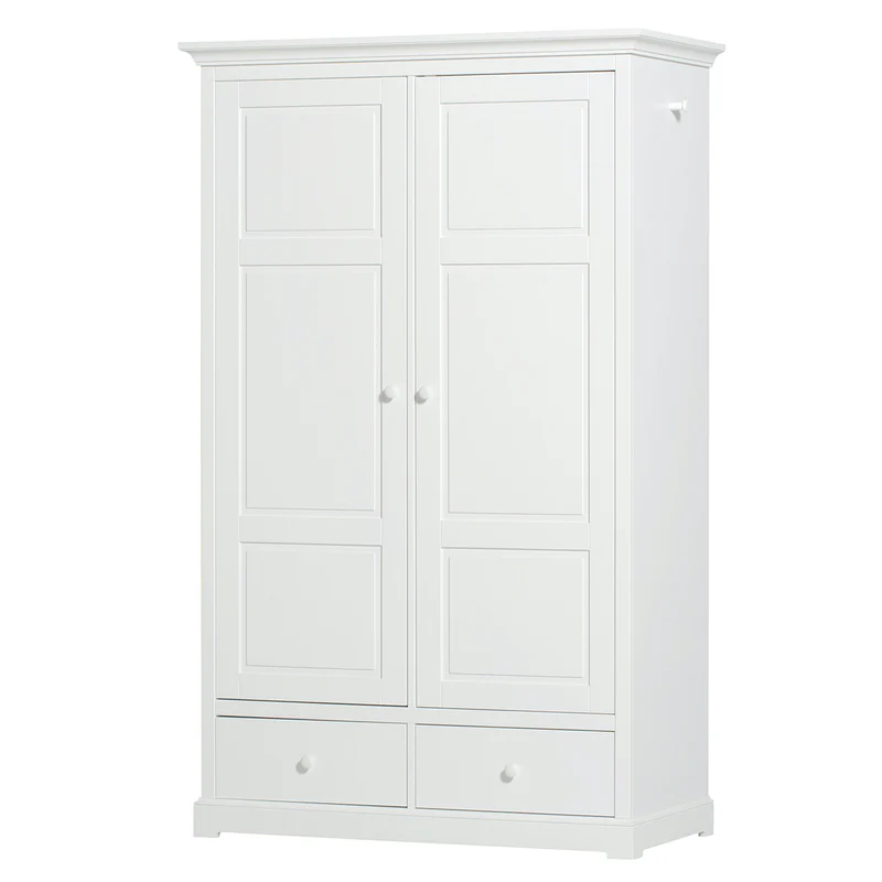 Oliver Furniture  Seaside Kleiderschrank 2-türig  Weiss - Image 3