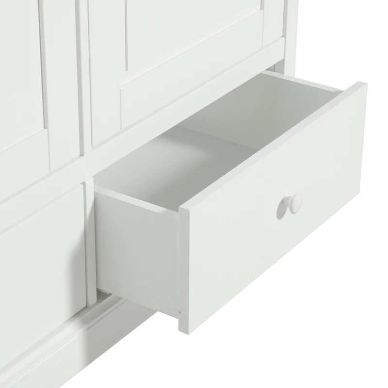 Oliver Furniture  Seaside Kleiderschrank 2-türig  Weiss - Image 6
