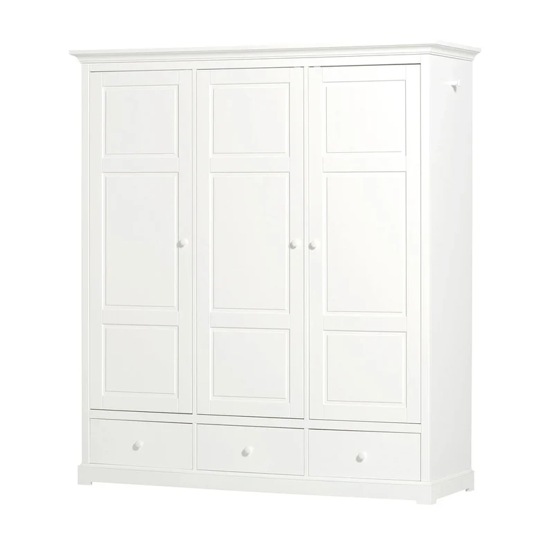 Oliver Furniture  Seaside Kleiderschrank 3-türig  Weiss - Image 4