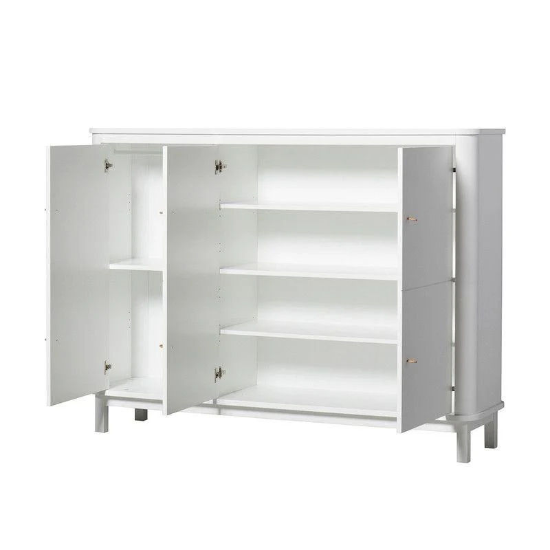 Oliver Furniture  Wood Multi-Schrank 3-türig  Weiss - Image 5
