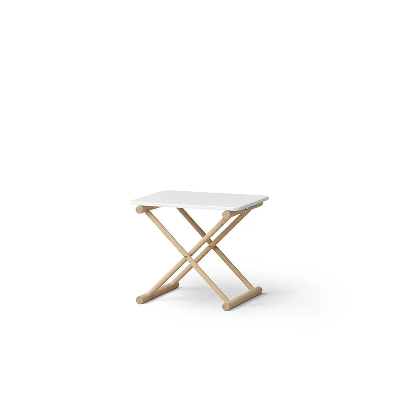 Oliver Furniture Nachttisch 'Camp' Niedrig Weiss/Eiche - Image 3