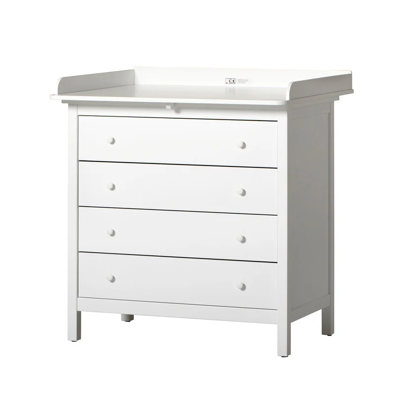 Oliver Furniture  Seaside Wickelkommode mit 4 Schubladen  Weiss - Image 3