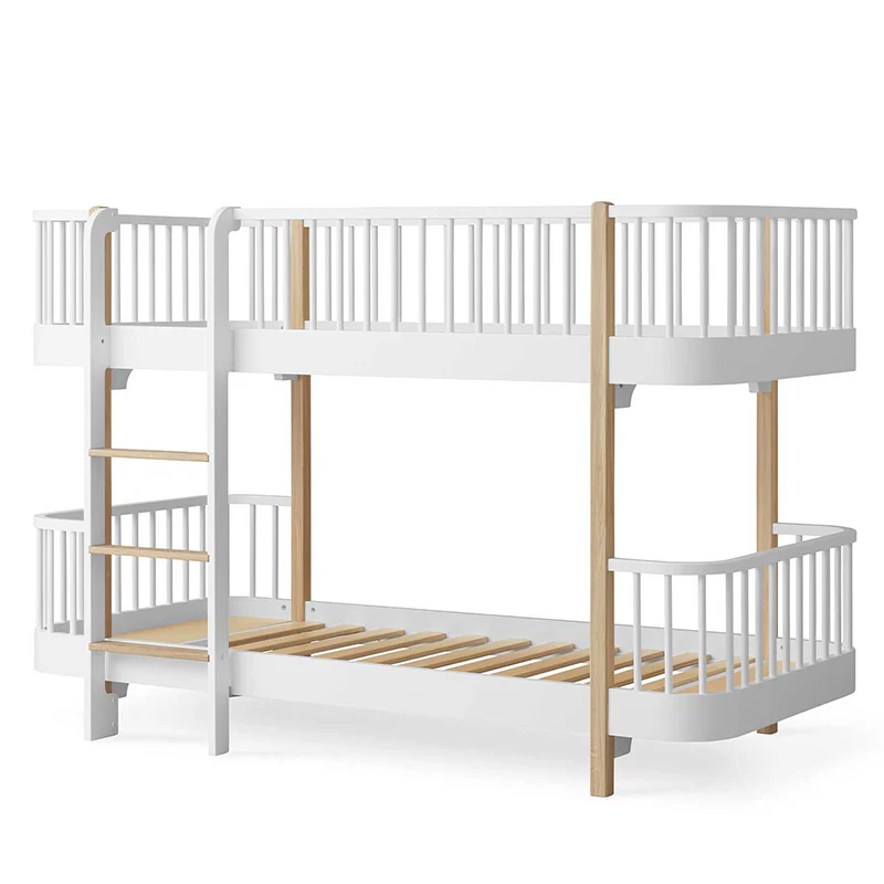 Oliver Furniture  Original halbhohes Etagenbett Wood 90 x 200 cm  Weiss/Eiche - Image 3