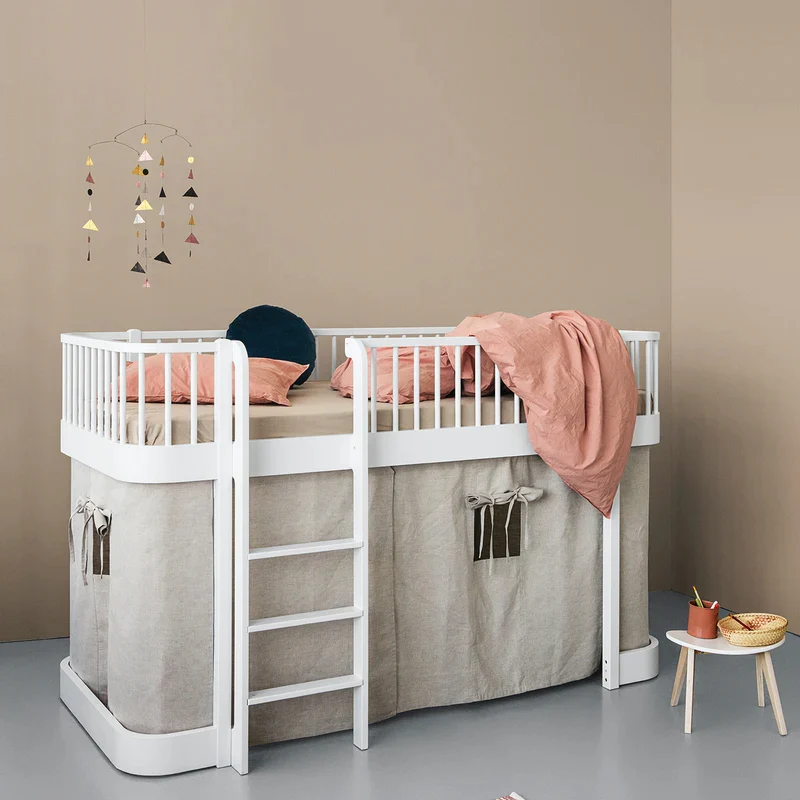 Oliver Furniture  Original Halbhohes Hochbett Wood 90 x 200 cm Weiss - Image 2