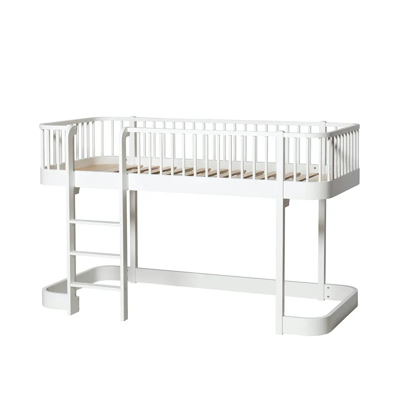 Oliver Furniture  Original Halbhohes Hochbett Wood 90 x 200 cm Weiss - Image 3