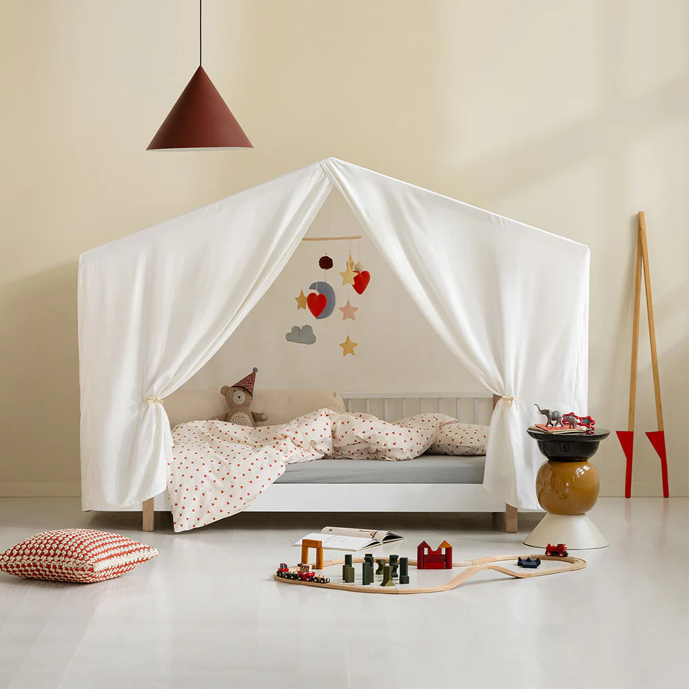 Oliver Furniture  Original Hausbett Wood 90 x 200 cm  Weiss/Eiche - Image 4