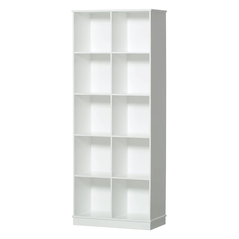 Oliver Furniture  Wood Standregal 2x5 Fächer m. Sockel  Weiss - Image 3