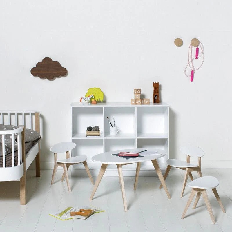 Oliver Furniture  Kinderstuhl Wood 'PingPong'  Weiss/Eiche - Image 9