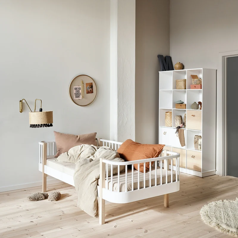 Oliver Furniture  Umbauset Wood Einzelbett zum Bettsofa  Weiss/Eiche - Image 5