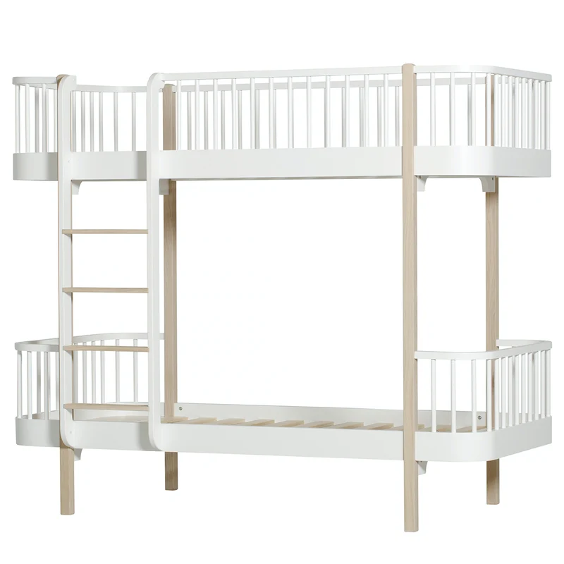 Oliver Furniture  Umbauset Wood Einzelbett zum Etagenbett  Weiss/Eiche - Image 3