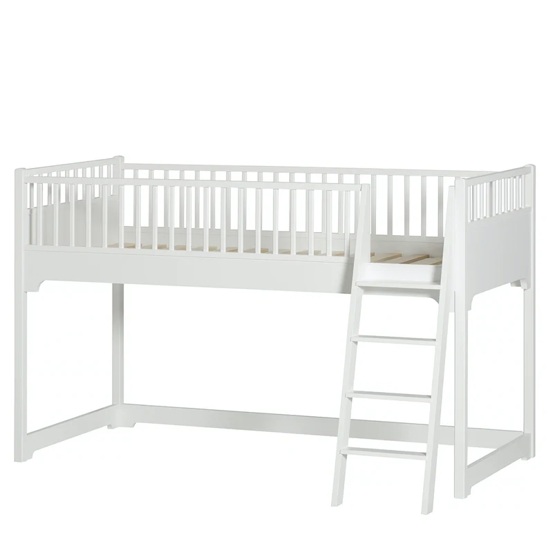 Oliver Furniture  Umbauset Seaside  Bettsofa zum Halbhohen Hochbett  Weiss - Image 3