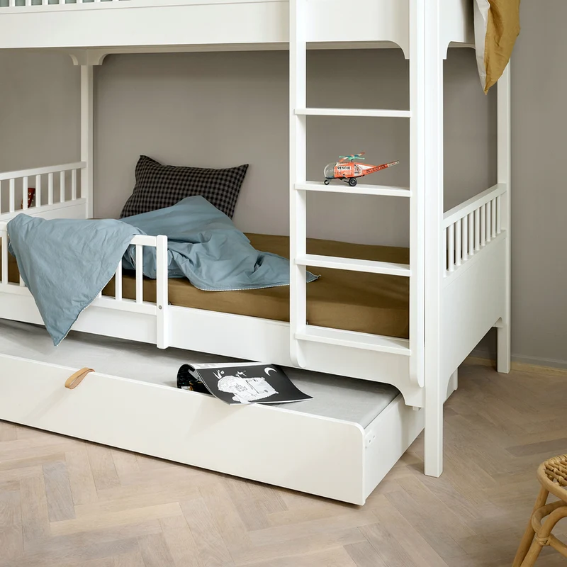 Oliver Furniture  Umbauset Seaside  Einzelbett zum Etagenbett mit gerader Leiter  Weiss - Image 5
