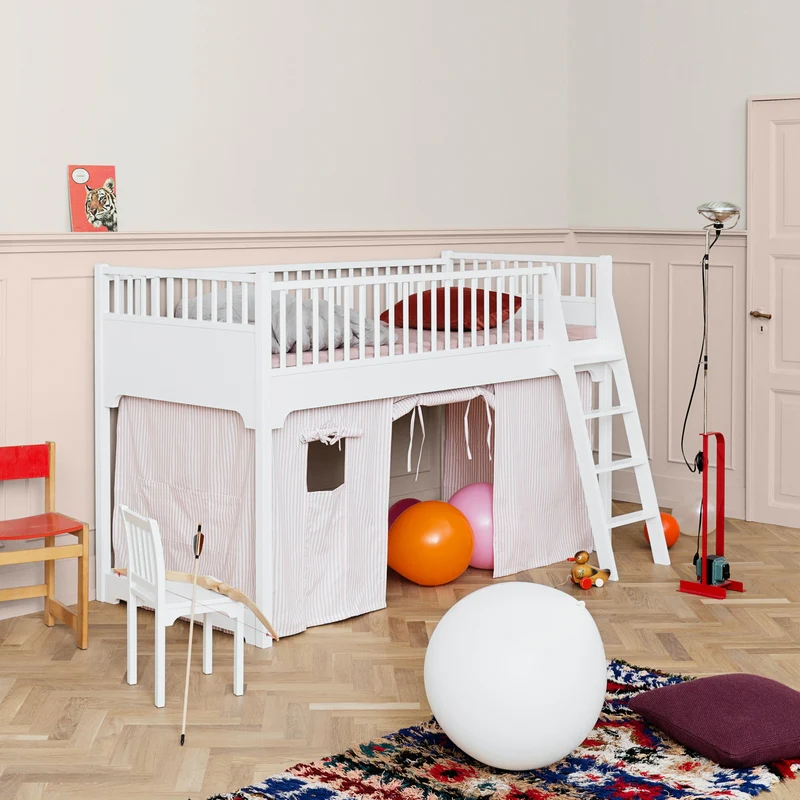 Oliver Furniture  Umbauset Seaside  Hochbett zum Halbhohen Hochbett  Weiss - Image 2