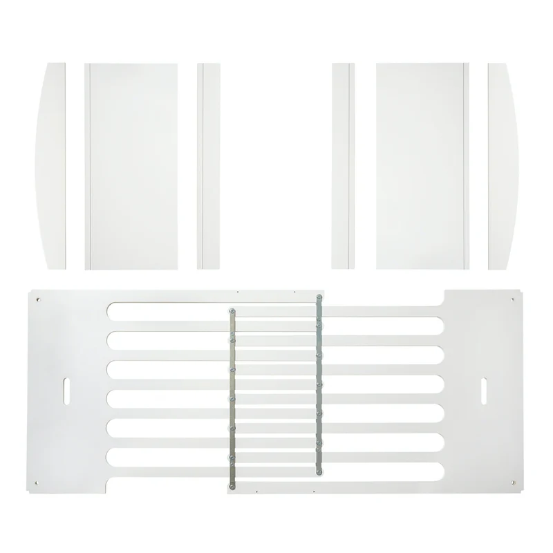 Oliver Furniture  Umbauset Seaside Lille+ Basic und Geschwisterset zu 2 Juniorbetten  Weiss - Image 4