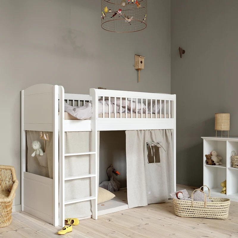 Oliver Furniture  Umbauset Seaside Lille+ Basic zum halbhohen Hochbett  Weiss - Image 2