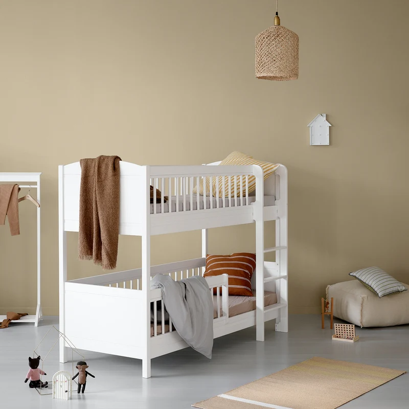Oliver Furniture  Umbauset Seaside Lille+ Juniorbett zum halbhohen Etagenbett  Weiss - Image 2