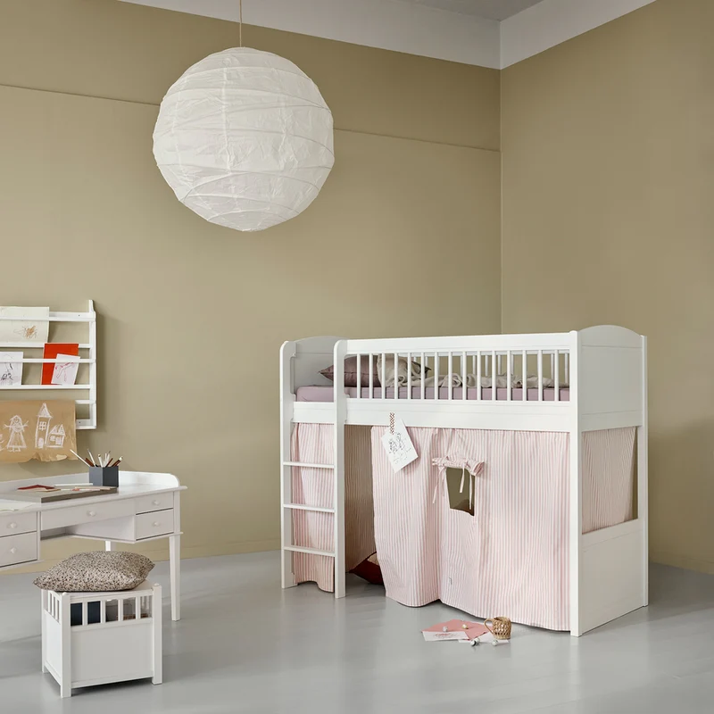 Oliver Furniture  Umbauset Seaside Lille+ Juniorbett zum halbhohen Hochbett  Weiss - Image 2