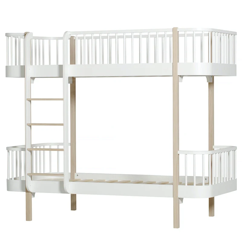 Oliver Furniture  Umbauset Wood Hochbett zum Etagenbett  Weiss/Eiche - Image 6