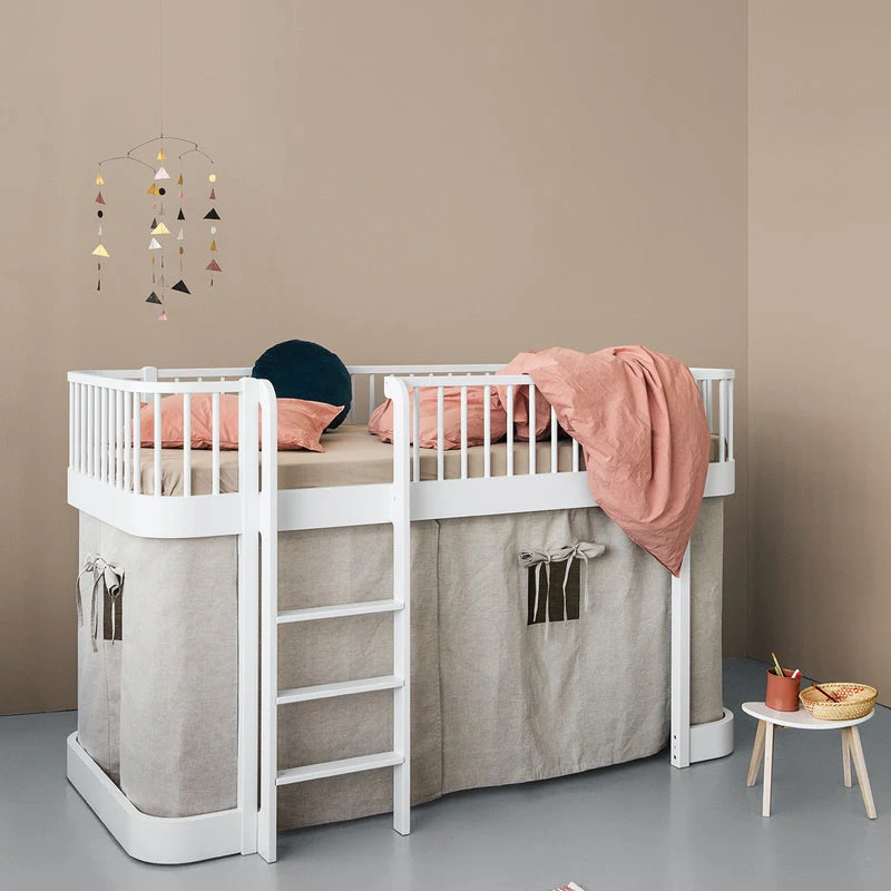 Oliver Furniture  Umbauset Wood Hochbett zum Halbhohen Hochbett  Weiss - Image 2