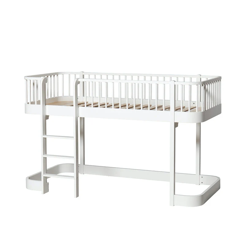 Oliver Furniture  Umbauset Wood Hochbett zum Halbhohen Hochbett  Weiss - Image 3