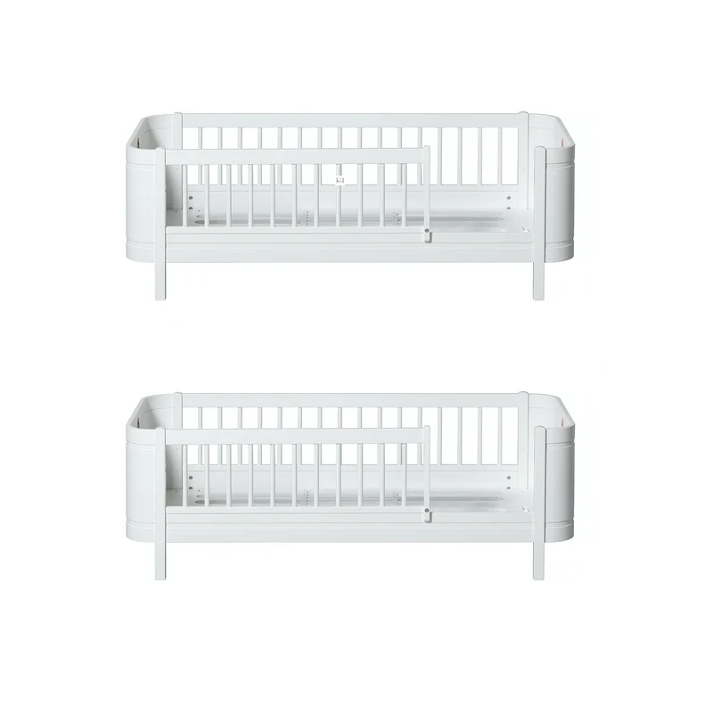 Oliver Furniture  Umbauset Wood Mini+ Basic und Geschwisterset zu 2 Juniorbetten  Weiss - Image 5