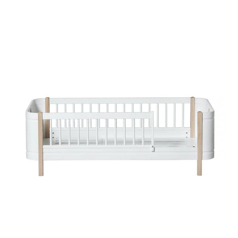 Oliver Furniture  Umbauset Wood Mini+ Basic und Geschwisterset zu 2 Juniorbetten  Weiss/Eiche - Image 4