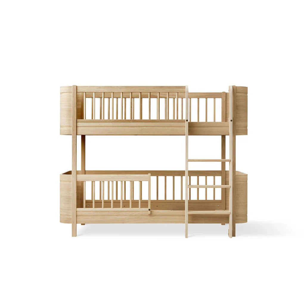 Oliver Furniture  Umbauset Wood Mini+ Basic und Geschwisterset zum halbhohen Etagenbett  Eiche - Image 3