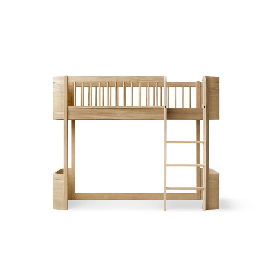 Oliver Furniture  Umbauset Wood Mini+ Basic zum halbhohen Hochbett  Eiche - Image 3
