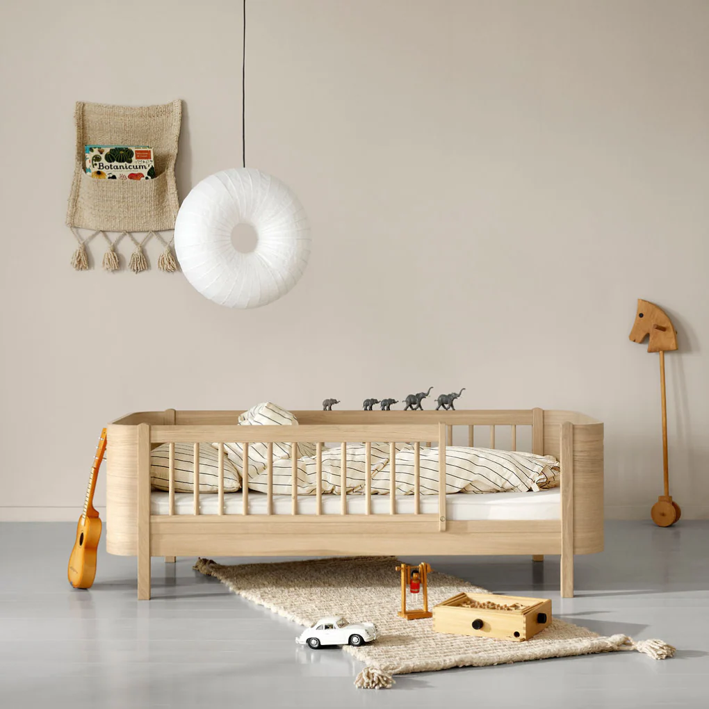 Oliver Furniture  Umbauset Wood Mini+ halbhohes Etagenbett zu 2 Juniorbetten  Eiche - Image 2