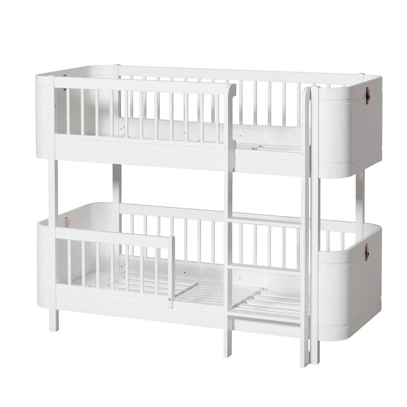 Oliver Furniture  Umbauset Wood  Mini+ halbhohes Hochbett zum halbhohen Etagenbett  Weiss - Image 3