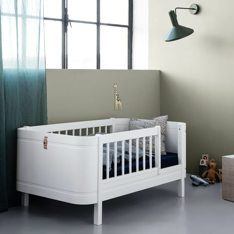 Oliver Furniture  Umbauset Wood Mini+ halbhohes Hochbett zum Juniorbett  Weiss - Image 2