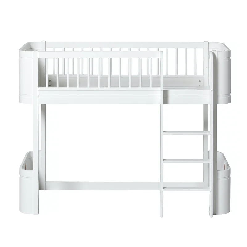 Oliver Furniture  Umbauset Wood  Mini+ Juniorbett zum halbhohen Hochbett  Weiss - Image 3