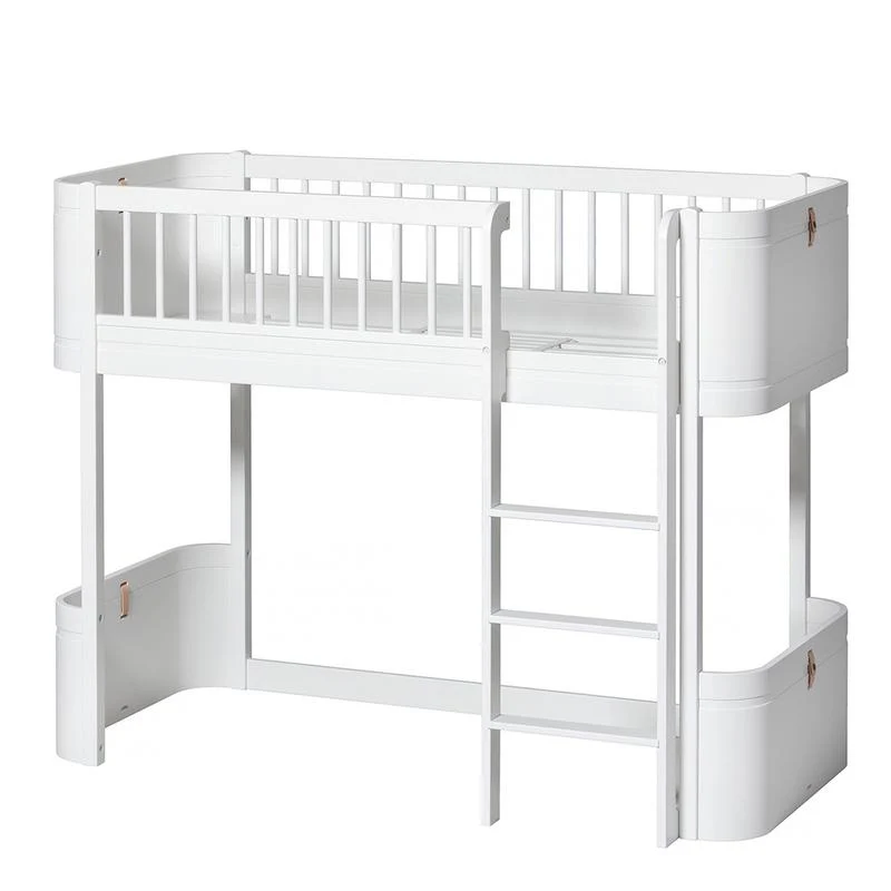 Oliver Furniture  Umbauset Wood Mini+ zum halbhohen Hochbett  Weiss - Image 4