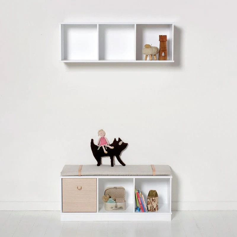 Oliver Furniture  Wood Wandregal 3x1 Fächer  Weiss - Image 4