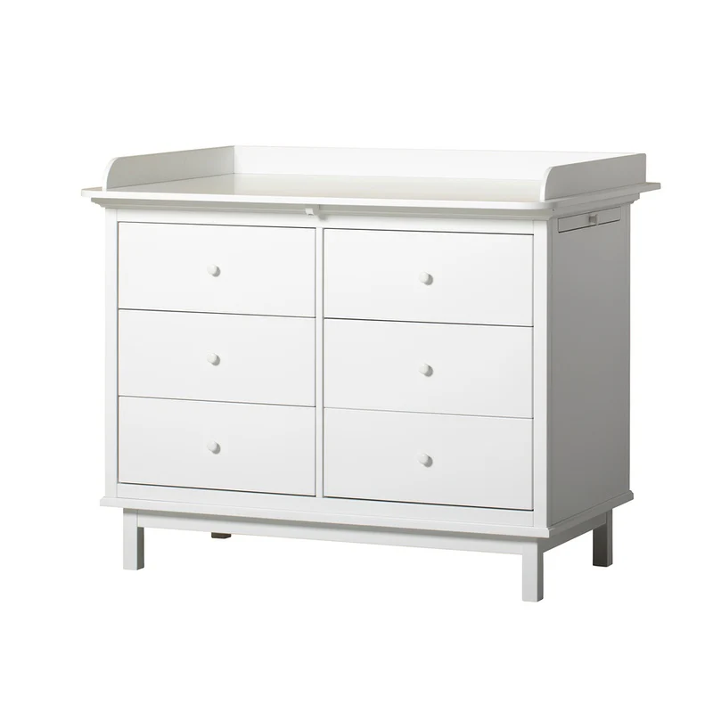 Oliver Furniture  Seaside Wickelkommode mit 6 Schubladen  Weiss - Image 3