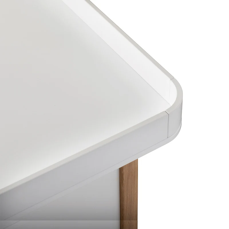 Oliver Furniture  Wood Wickelkommode 4 Schubladen mit Wickelplatte  Weiss/Eiche - Image 4