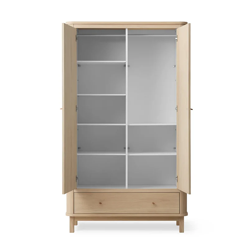 Oliver Furniture  Wood Kleiderschrank 2-türig Eiche - Image 3