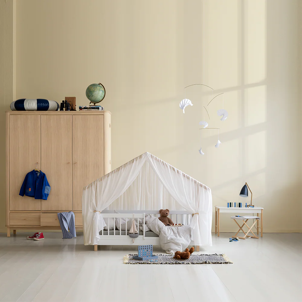 Oliver Furniture  Original Hausbett Wood 90 x 200 cm  Weiss/Eiche - Image 5