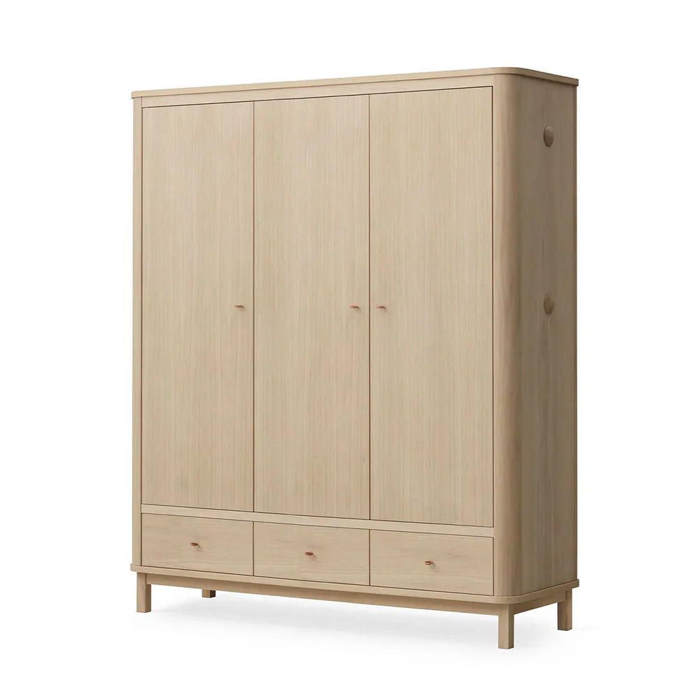 Oliver Furniture  Wood Kleiderschrank 3-türig Eiche - Image 6