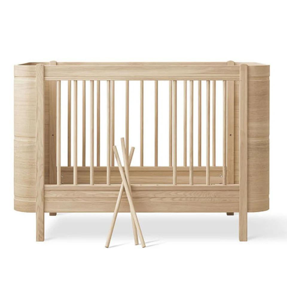 Oliver Furniture  Wood Mini+ Babybett exkl. Umbauset Juniorbett  Eiche - Image 10