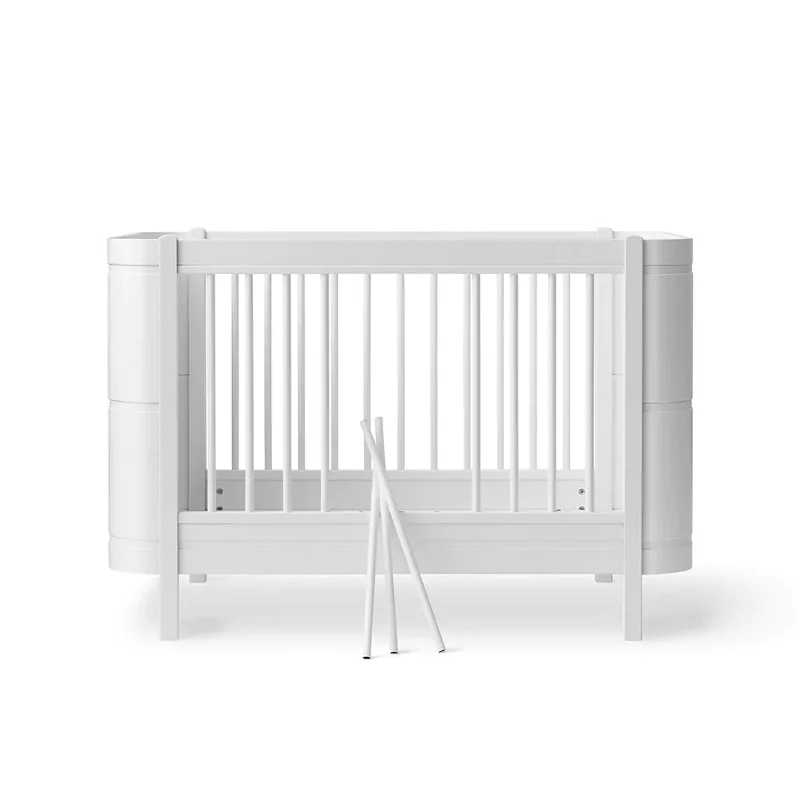 Oliver Furniture  Wood Mini+ Babybett exkl. Umbauset Juniorbett  Weiss - Image 4