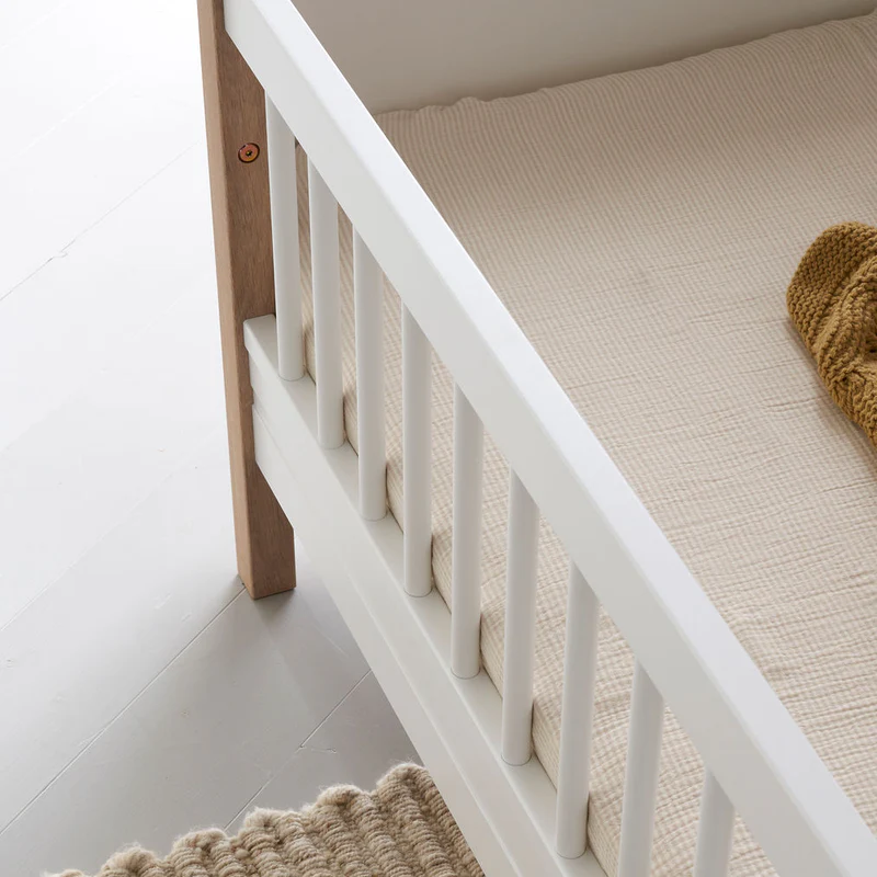 Oliver Furniture  Wood Mini+ Juniorbett  Weiss/Eiche - Image 4