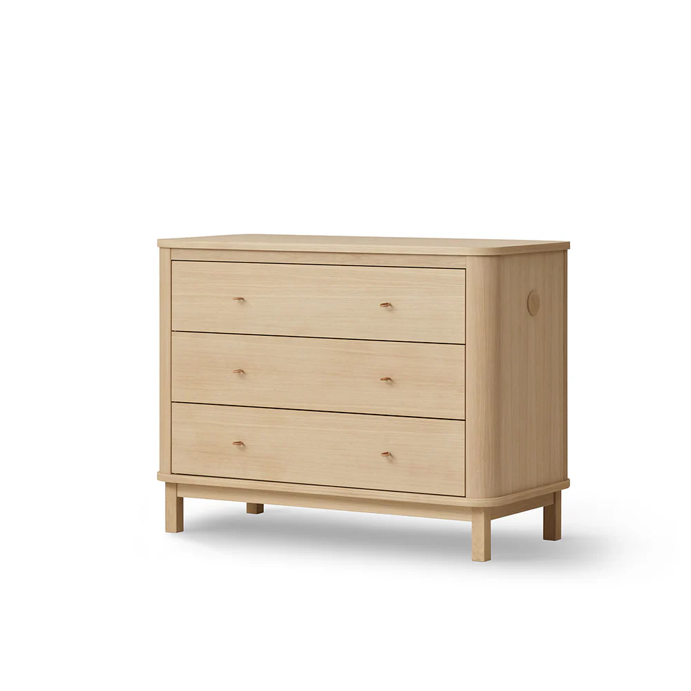 Oliver Furniture  Wood Wickelkommode mit 3 Schubladen Eiche - Image 3