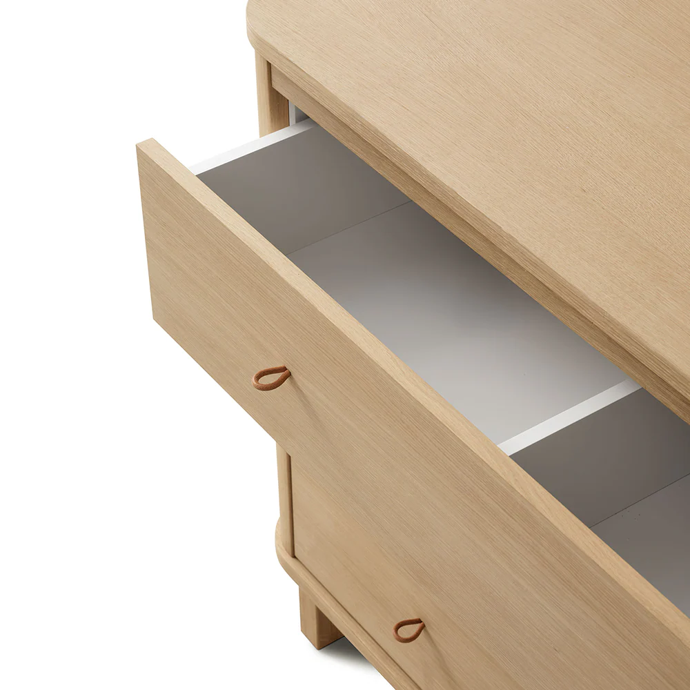 Oliver Furniture  Wood Wickelkommode mit 3 Schubladen Eiche - Image 5